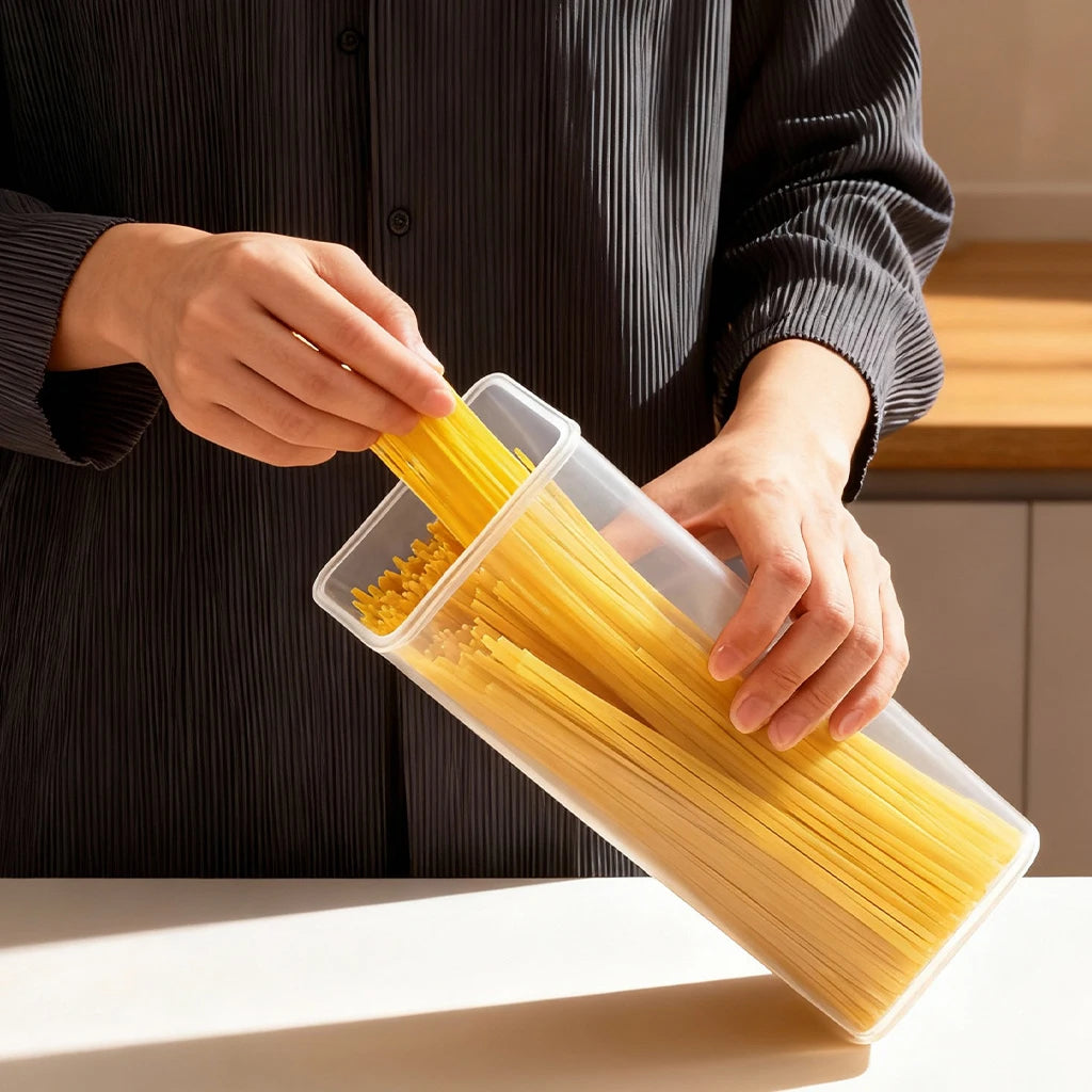 WORTHBUY – boîte de rangement de pâtes avec poignée