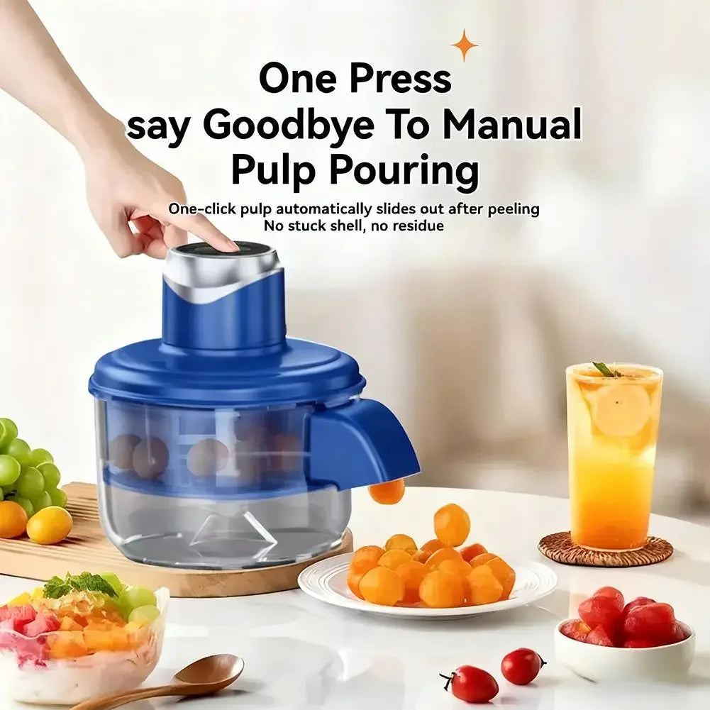 Machine à peler les fruits et l'ail automatique