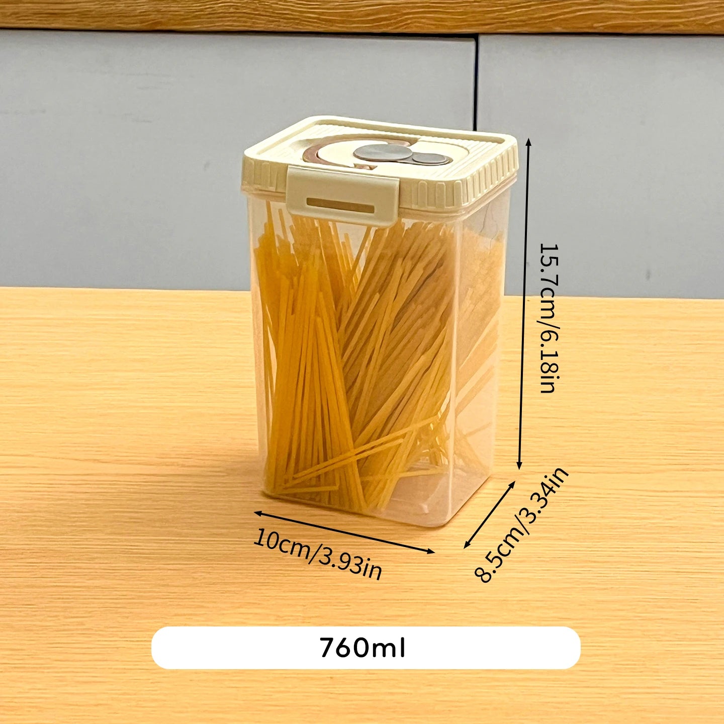 WORTHBUY – boîte de rangement de pâtes avec poignée