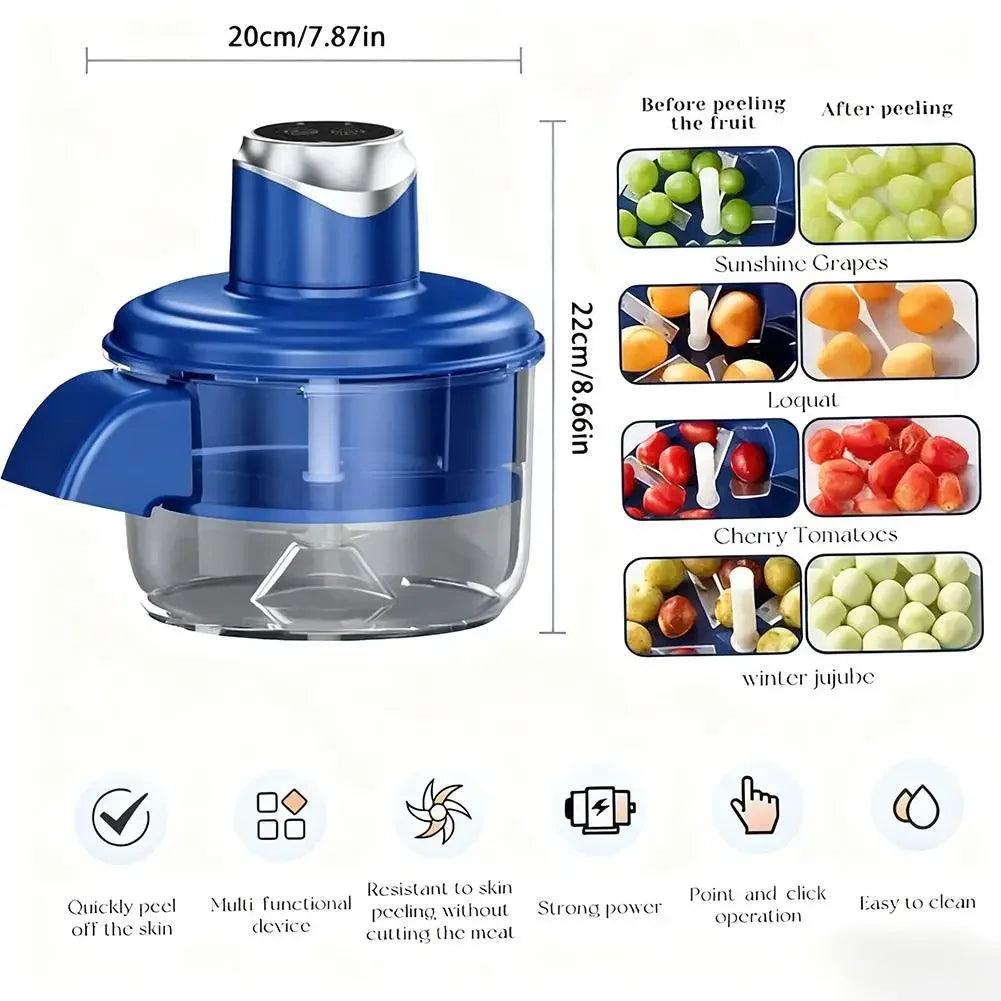 Machine à peler les fruits et l'ail automatique