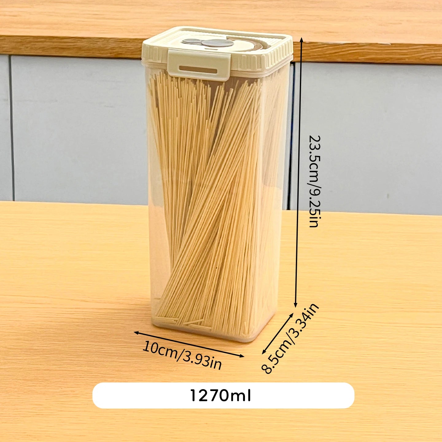 WORTHBUY – boîte de rangement de pâtes avec poignée