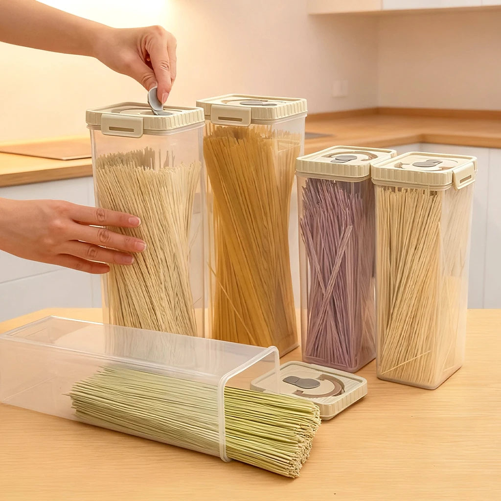 WORTHBUY – boîte de rangement de pâtes avec poignée
