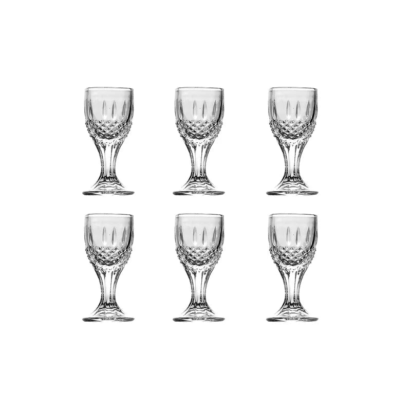 LVerres à spiritueux transparents de petite capacité